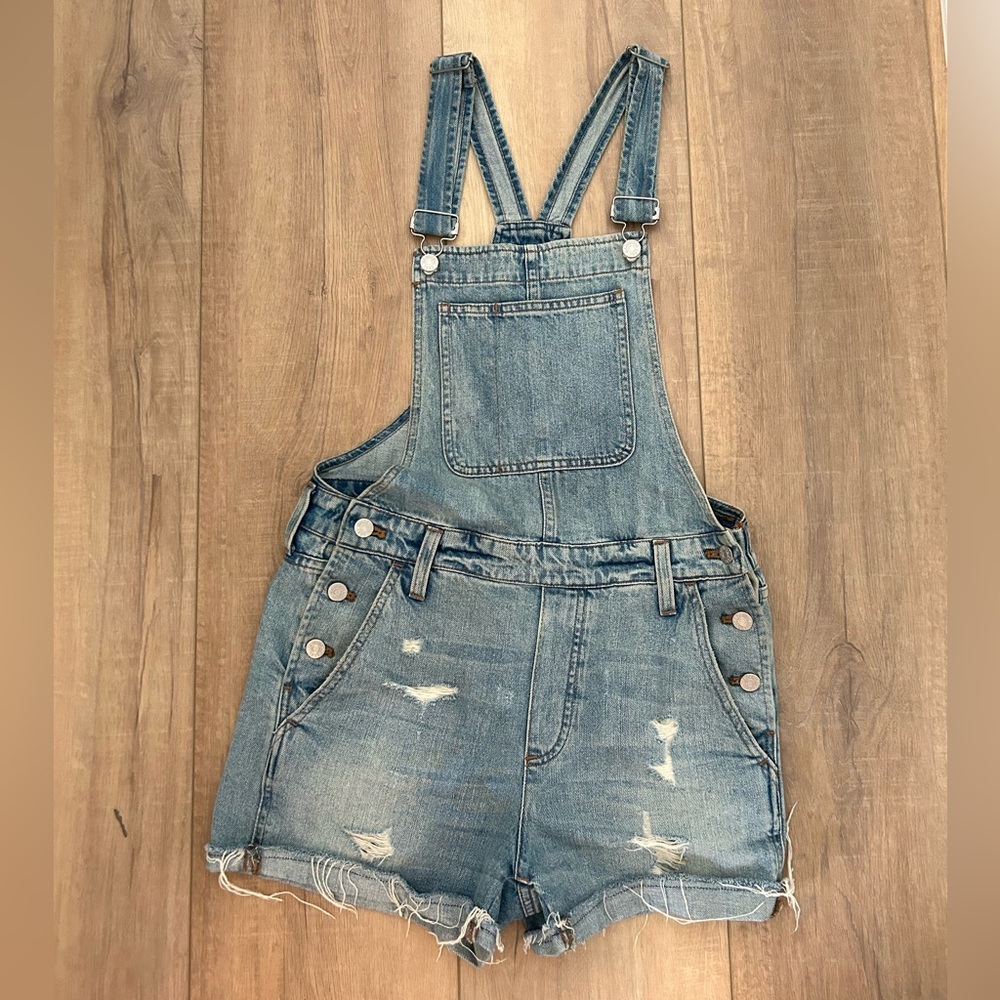 Madewell short overalls